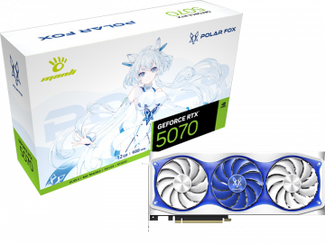 Card đồ hoạ Manli Polar Fox GeForce RTX 5070 OC 12GB GDDR7