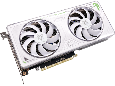 Card đồ hoạ Manli GeForce RTX™ 4070 12GB GDDR6 Polar Fox Twin