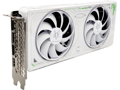 Card đồ hoạ Manli GeForce RTX™ 4070 12GB GDDR6 Polar Fox Twin