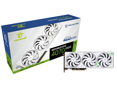 Card đồ hoạ Manli GeForce RTX™ 4070 Super 12GB Polar Fox Triple