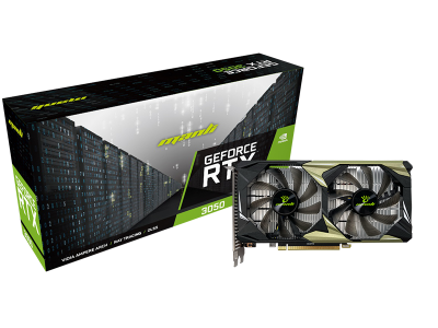 Card đồ hoạ Manli GeForce RTX™ 3050 6GB Nebula Twin 2.0